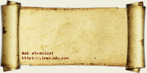 Jordanka Jakovljević vizit kartica